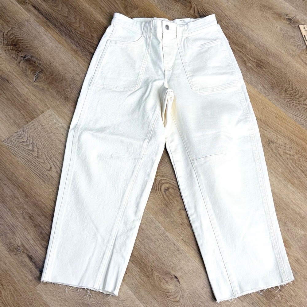 Free Assembly (White) Carpenter Barrel Jeans Womens 4